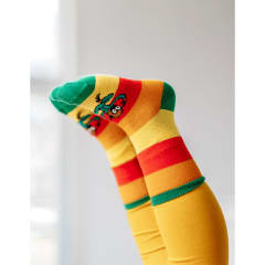 Pippi Longstocking Pippi Socks 2-pack green | Martinex